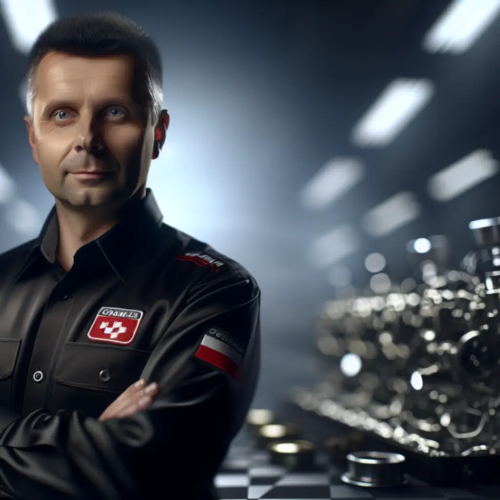 Portret założyciela warsztatu